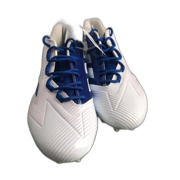 Adidas Mens Freak Carbon Low Football Cleats White Royal Blue F97398 Size 14 1/2 main image 4